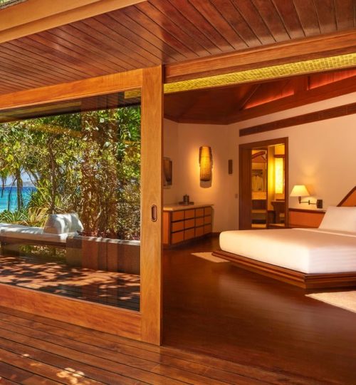 Amanpulo,Philippines - Accommodation, Beach Casita, Bedroom and Deck